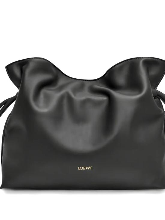 26FW 로에베 미디움 플라멘코 클러치 미디움 플라멘코 클러치 A411FC1XD4 1100 BLACK - LOEWE