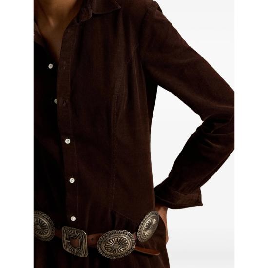 26FW 랄프 로렌 롱 원피스 211B17452005 DABRO BROWN - RALPH LAUREN
