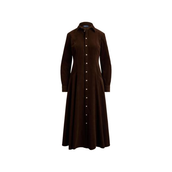 26FW 랄프 로렌 롱 원피스 211B17452005 DABRO BROWN
