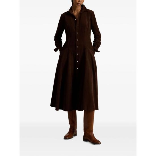 26FW 랄프 로렌 롱 원피스 211B17452005 DABRO BROWN - RALPH LAUREN