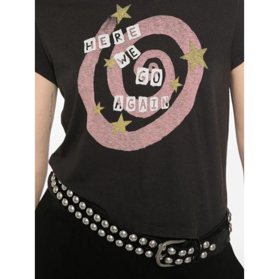 26FW 리던 탑 024 02WBXT010 WABLK BLACK PINK - RE/DONE