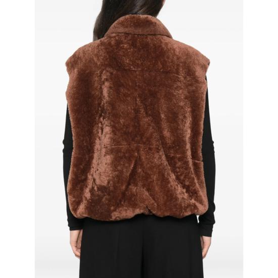 26FW 시모네타 베스트 F06VT97H39 CUOIO BROWN - SIMONETTA