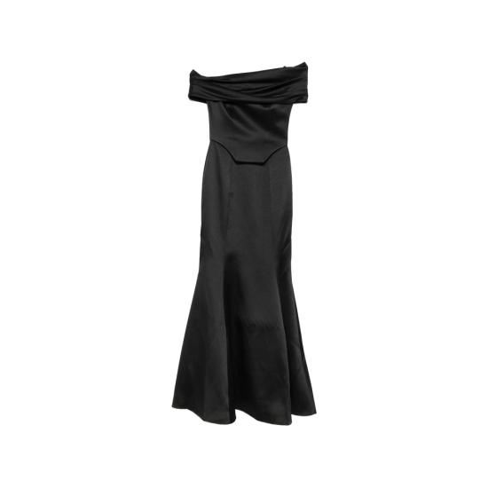 26FW 솔러스런던 롱 원피스 OS49023 BLACK