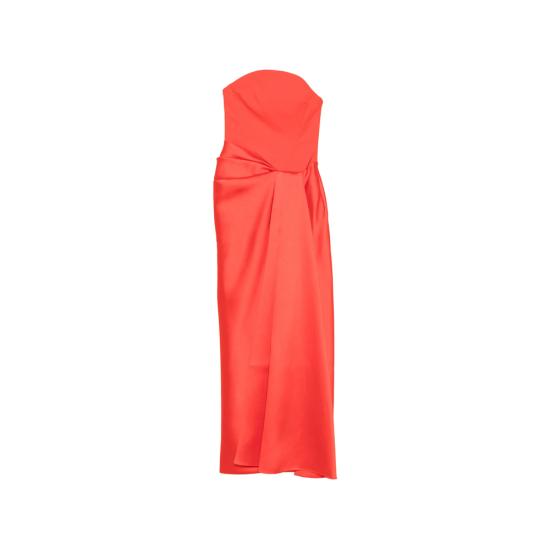 26FW 솔러스런던 롱 원피스 OS49004 SCARL RED