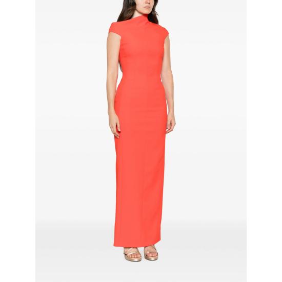 26FW 솔러스런던 롱 원피스 OS49022 SCARL ORANGE - SOLACE LONDON