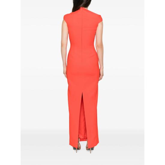 26FW 솔러스런던 롱 원피스 OS49022 SCARL ORANGE - SOLACE LONDON