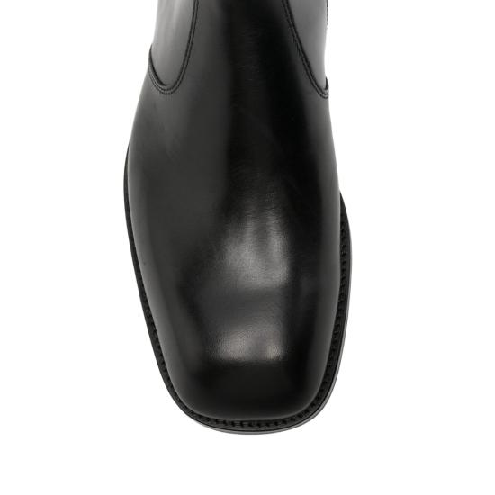 26FW 르메르 지퍼 앵클 샤이니 레더 부츠 지퍼 앵클 샤이니 레더 부츠 FO0236 LL0106 BK999 BLACK - LEMAIRE