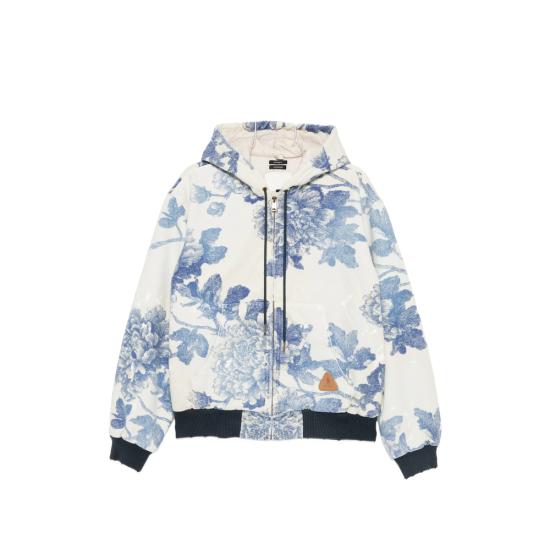 26FW 알13 자켓 R13WD255 D487A WBLFL WHITE BLUE