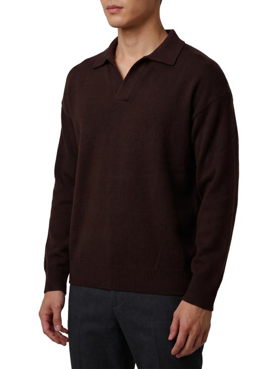 26FW 로베르토 콜리나 스웨터 263MYB21104 BROWN - ROBERTO COLLINA
