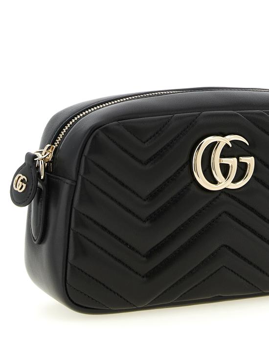 26FW 구찌 GG 마몽 스몰 카메라 백 855273AAFXD1000 Black - GUCCI
