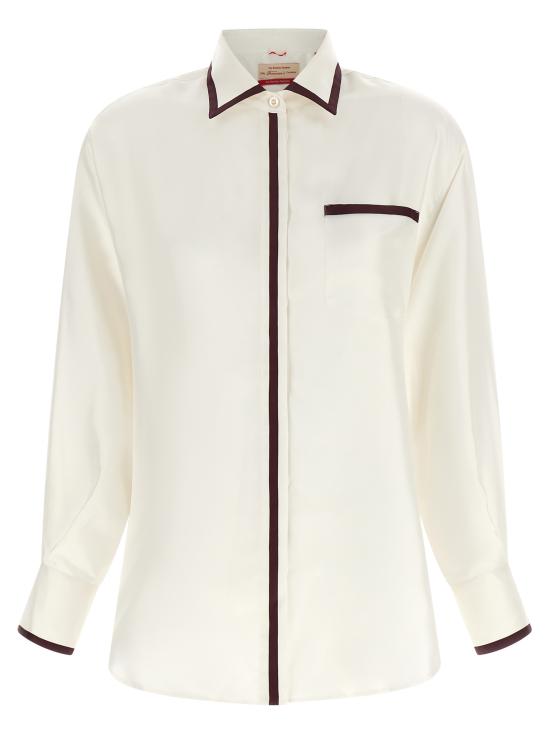 26FW 폴 레스트레스 슬리퍼스 블라우스 CA001039TE80015714 White