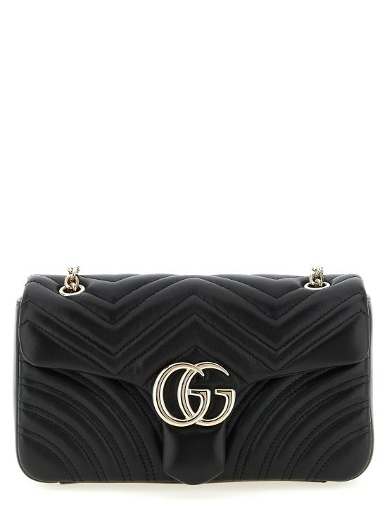 26FW 구찌 GG 마몽 미디엄 숄더백 837267AAE381000 Black