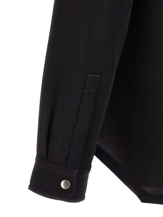 26FW 릭 오웬스 긴팔 셔츠 RU02F4287WT09 Black - RICK OWENS