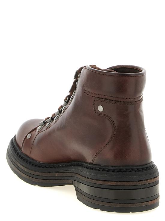 26FW 미우미우 레더 부티 5T800EFA0405ODF0201 Brown - MIU MIU