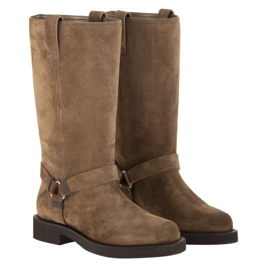 26FW 브루넬로 쿠치넬리 부츠 MZSFG3408 CAMEL - BRUNELLO CUCINELLI