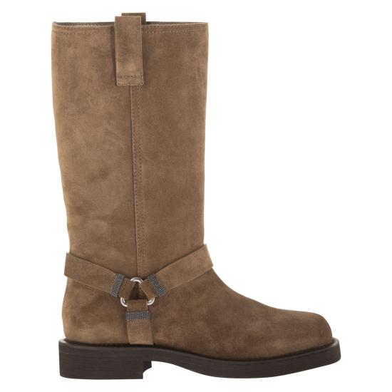 26FW 브루넬로 쿠치넬리 부츠 MZSFG3408 CAMEL