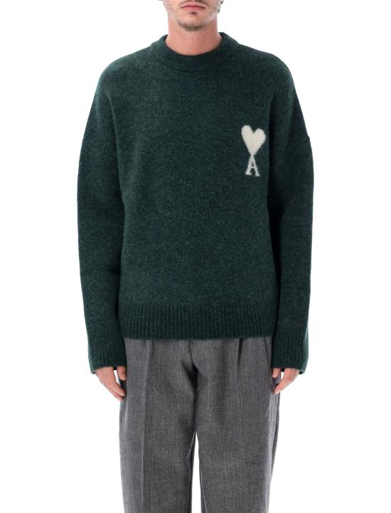 26FW 아미 ADC 크루넥 스웨터 UKS836KN0135 A279 Verde
