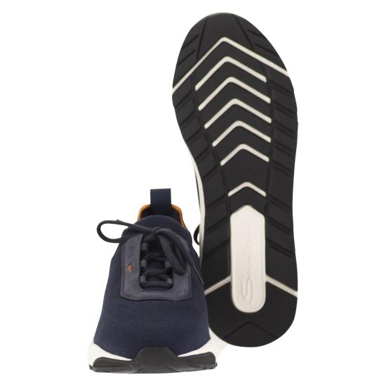 26FW 산토니 스니커즈 MBIO21601BINNHOD NIGHT BLUE - SANTONI