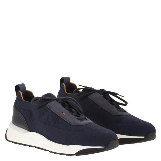26FW 산토니 스니커즈 MBIO21601BINNHOD NIGHT BLUE - SANTONI