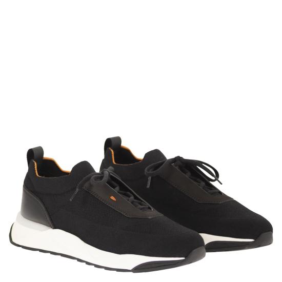 26FW 산토니 스니커즈 MBIO21601BINNHOD BLACK - SANTONI
