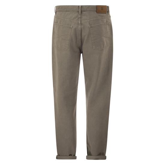 26FW 브루넬로 쿠치넬리 스트레이트 팬츠 M237PO2090 MUD - BRUNELLO CUCINELLI