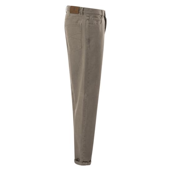 26FW 브루넬로 쿠치넬리 스트레이트 팬츠 M237PO2090 MUD - BRUNELLO CUCINELLI