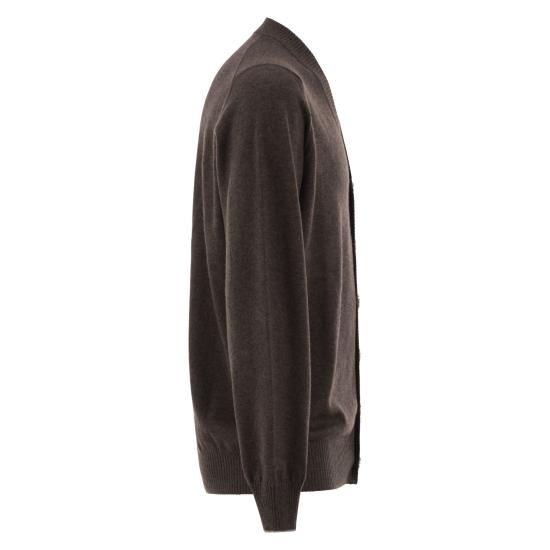26FW 브루넬로 쿠치넬리 니트웨어 M22203806 DARK BROWN - BRUNELLO CUCINELLI