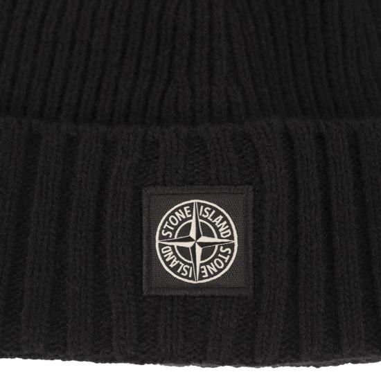 26FW [키즈] 스톤 아일랜드 모자 L2S16N100003 BLACK - STONE ISLAND
