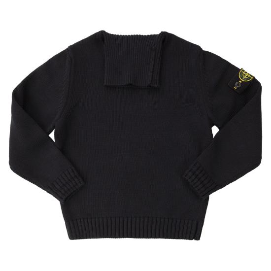 26FW [키즈] 스톤 아일랜드 니트/스웻셔츠 L2S165100018 BLACK