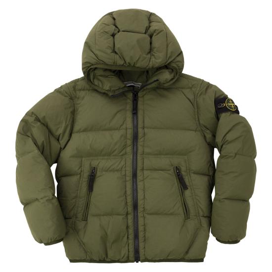 26FW [키즈] 스톤 아일랜드 캐주얼 자켓 L2S164100004 GREEN