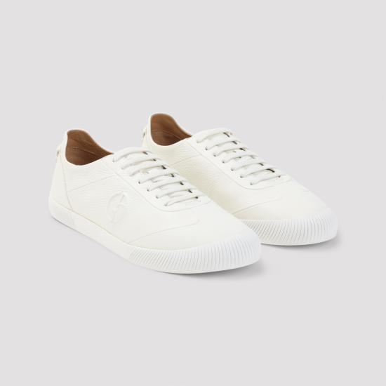 26FW 조르지오 아르마니 스니커즈 GM004698 AF19222 U0011 OFF WHITE - GIORGIO ARMANI