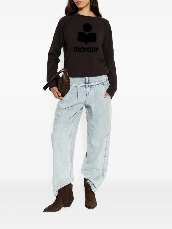 26FW 이자벨마랑에뚜왈 이니자 프린지 플리츠 코튼 진 PA0739FAD3H01E AB025036 36 - ISABEL MARANT ETOILE