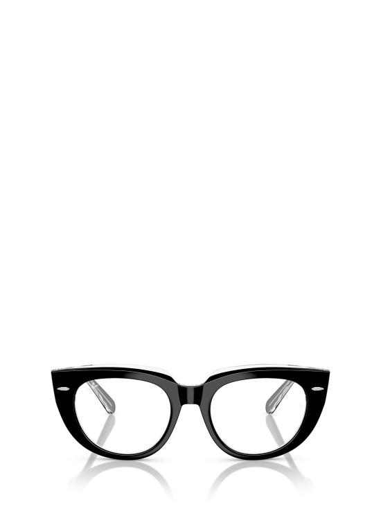 26FW 레이밴 안경 RX5586 2034 BLACK ON TRANSPARENT