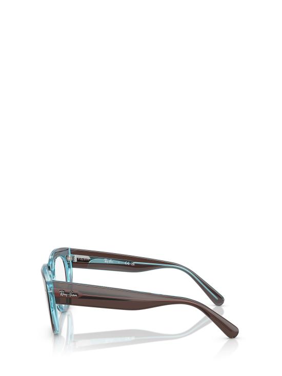 26FW 레이밴 안경 RX5586 8366 BROWN ON TRANSPARENT BLUE - RAY BAN