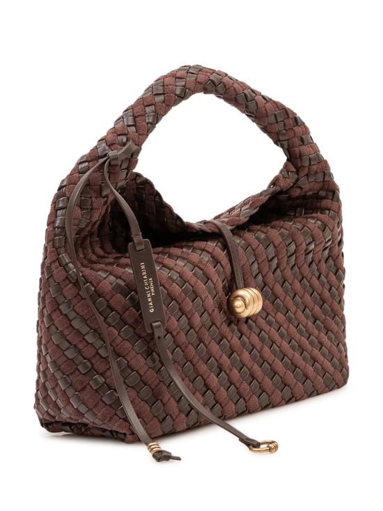 26FW 지아니 끼아리니 숄더백 BS12065COMMWPLINT 2107 ESPRESSO - GIANNI CHIARINI