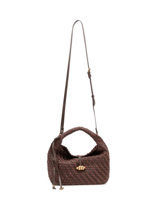 26FW 지아니 끼아리니 숄더백 BS12065COMMWPLINT 2107 ESPRESSO - GIANNI CHIARINI