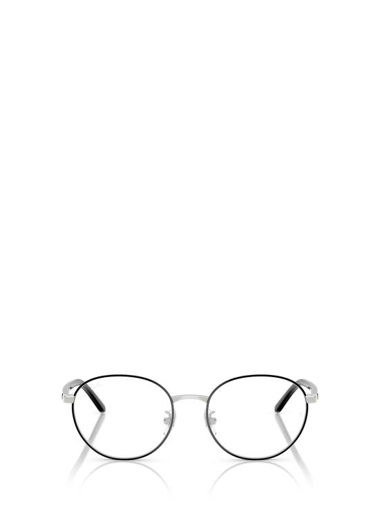 26FW 레이밴 안경 RX6538D 2861 BLACK ON SILVER