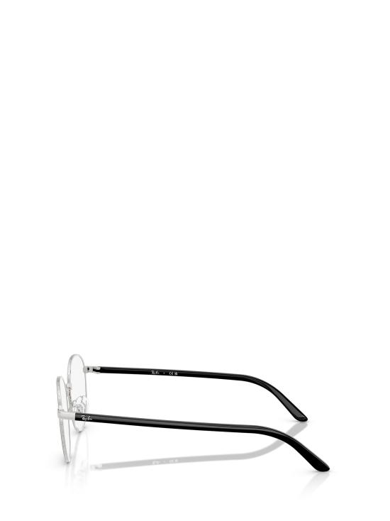 26FW 레이밴 안경 RX6538D 2861 BLACK ON SILVER - RAY BAN