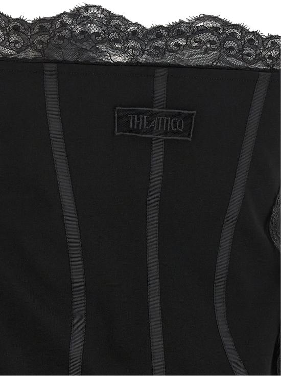26FW 디 아티코 숏 원피스 261WCA00520EMB035RA100 Black - THE ATTICO