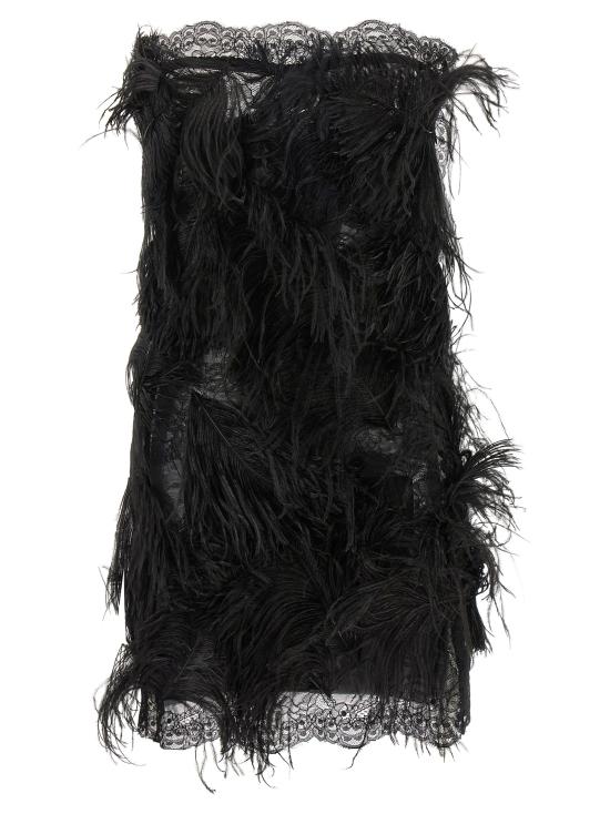 26FW 디 아티코 숏 원피스 261WCA00520EMB035RA100 Black
