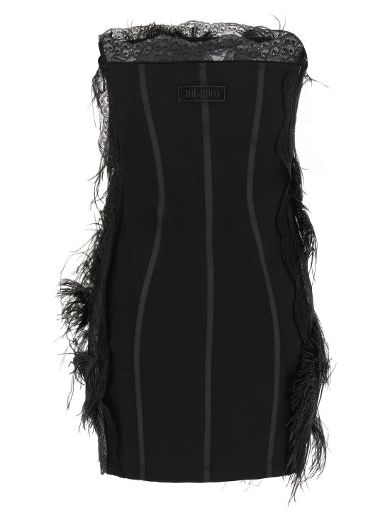 26FW 디 아티코 숏 원피스 261WCA00520EMB035RA100 Black - THE ATTICO