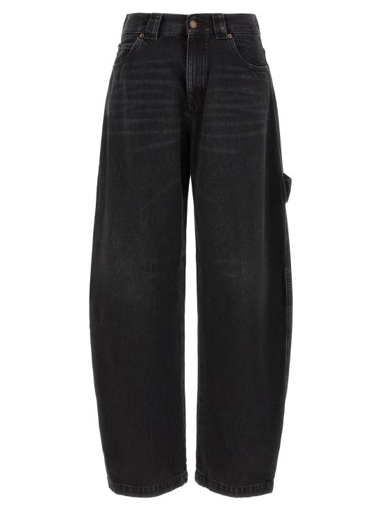 26FW 다크파크 데님 팬츠 WTR03DBK01W100W100 Black