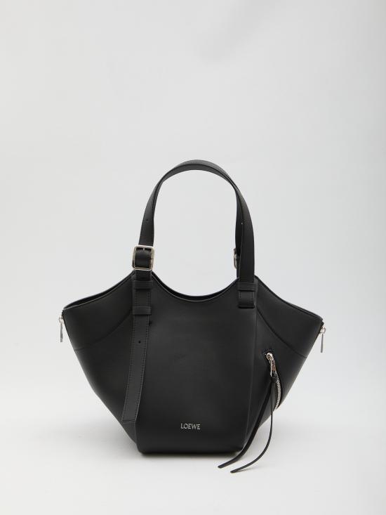 26FW 로에베 클래식 카프스킨 해먹 플립 백 A538HHBX07 BLACK