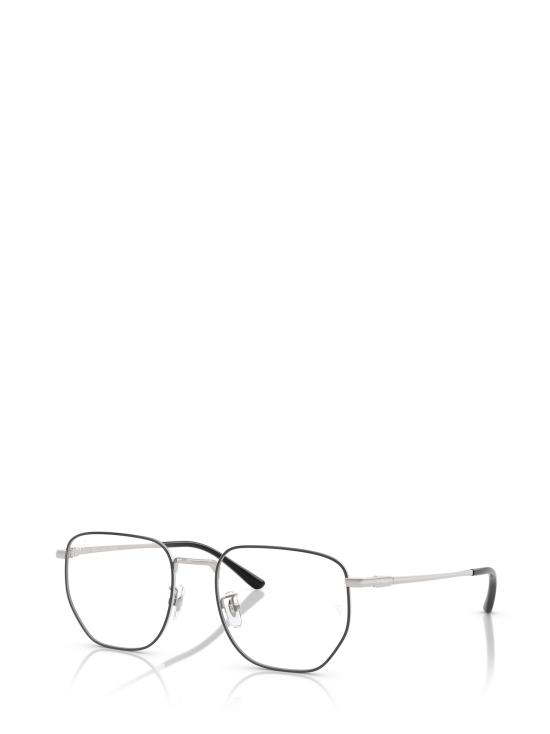 26FW 레이밴 안경 RX8776D 1249 BLACK ON SILVER - RAY BAN