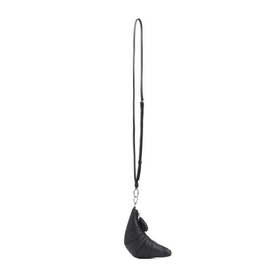 26FW 르메르 크루아상 코인 퍼스 크로스바디 소프트 그레인드 레더 SL0054 LL0018 BK999 BLACK - LEMAIRE