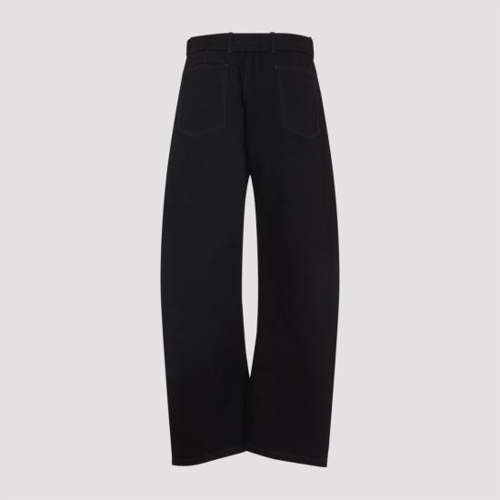 26FW 르메르 트위스트 벨티드 팬츠 PA326 LD1055 BK999 BLACK - LEMAIRE