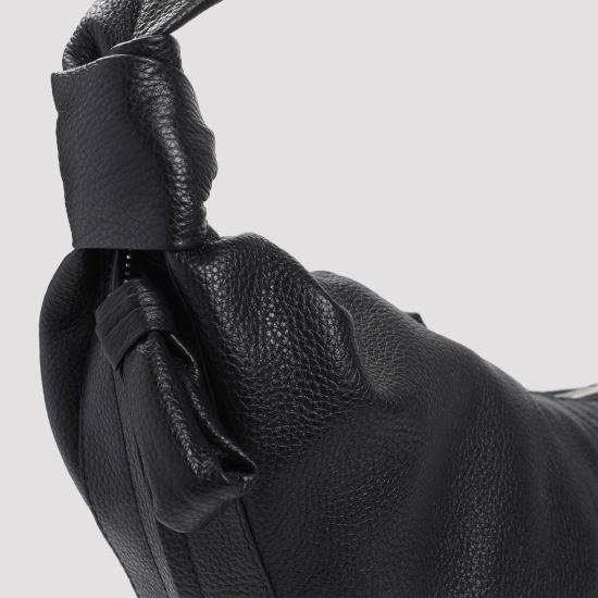 26FW 르메르 크루아상 라지 소프트 그레인드 레더 크로스백 BG0000 LL0018 BK999 BLACK - LEMAIRE