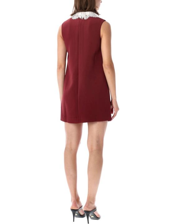 26FW 셀프 포트레이트 숏 원피스 PF26001SBBUBURGUNDY - SELF PORTRAIT
