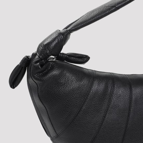 26FW 르메르 소프트 그레인드 레더 포춘 크루아상 백 BG0071 LL0018 BK999 BLACK - LEMAIRE