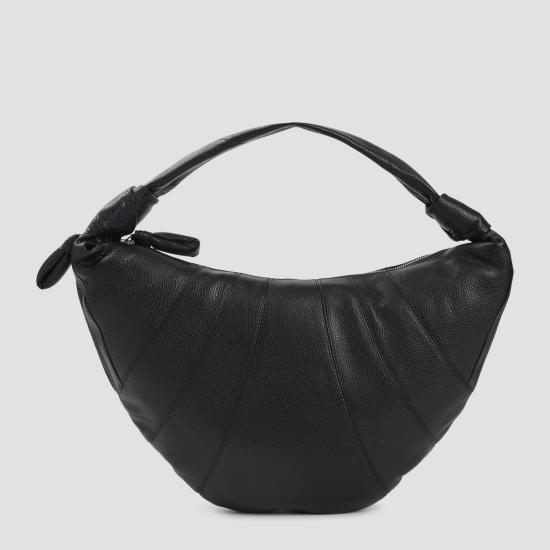 26FW 르메르 소프트 그레인드 레더 포춘 크루아상 백 BG0071 LL0018 BK999 BLACK